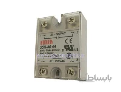 رله الکترونیکی SSR تک فاز 40 آمپری FOTEK 40AA