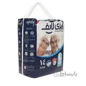 پوشک بزرگسال ایزی لایف سایز بزرگ بسته ۱۴ عددی