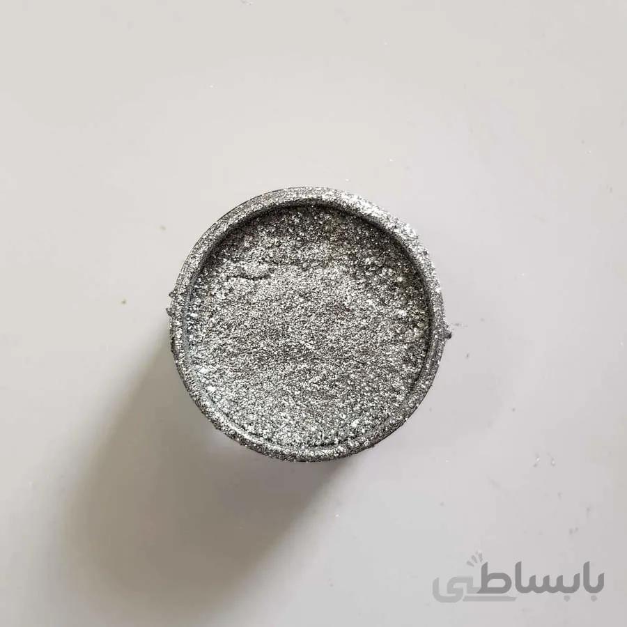 رنگ پودری استیل نقره ای