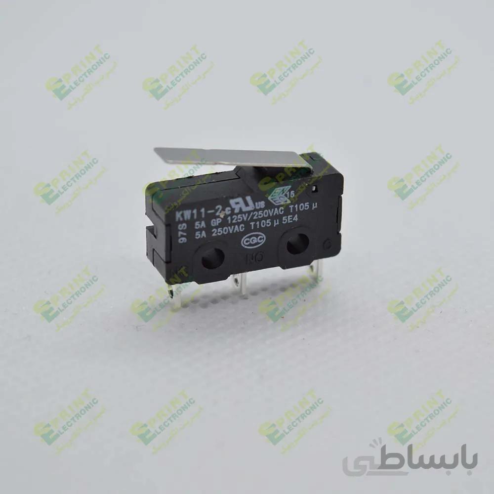 میکروسوییچ اهرم دار 5 آمپر KW11-2