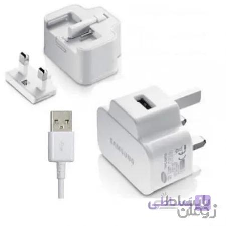شارژر اورجینال فست شارژ به همراه کابل micro usb تبلت Samsung Galaxy Tab S 10.5