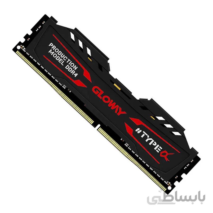 رم گلووی Type a Series 8GB 2666MHz CL19 DDR4 ا Gloway Type a Series 8GB 2666mhz CL19 DDR4 RAM