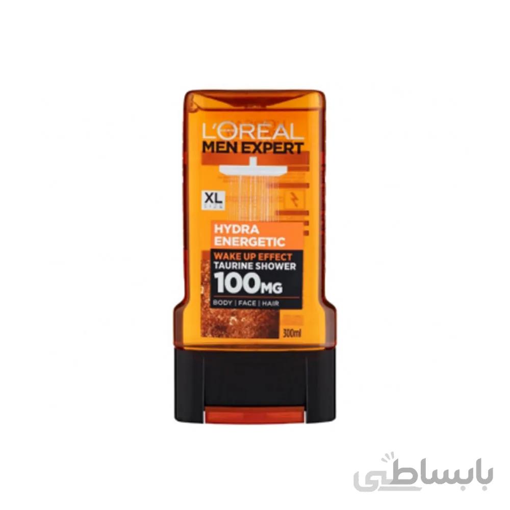 شامپو سرو بدن و صورت لورآل مدل hydra energetic با حجم 300 میلی لیتر ا L'Oreal Hydra Energetic Body Face Shampoo volume 30 ml