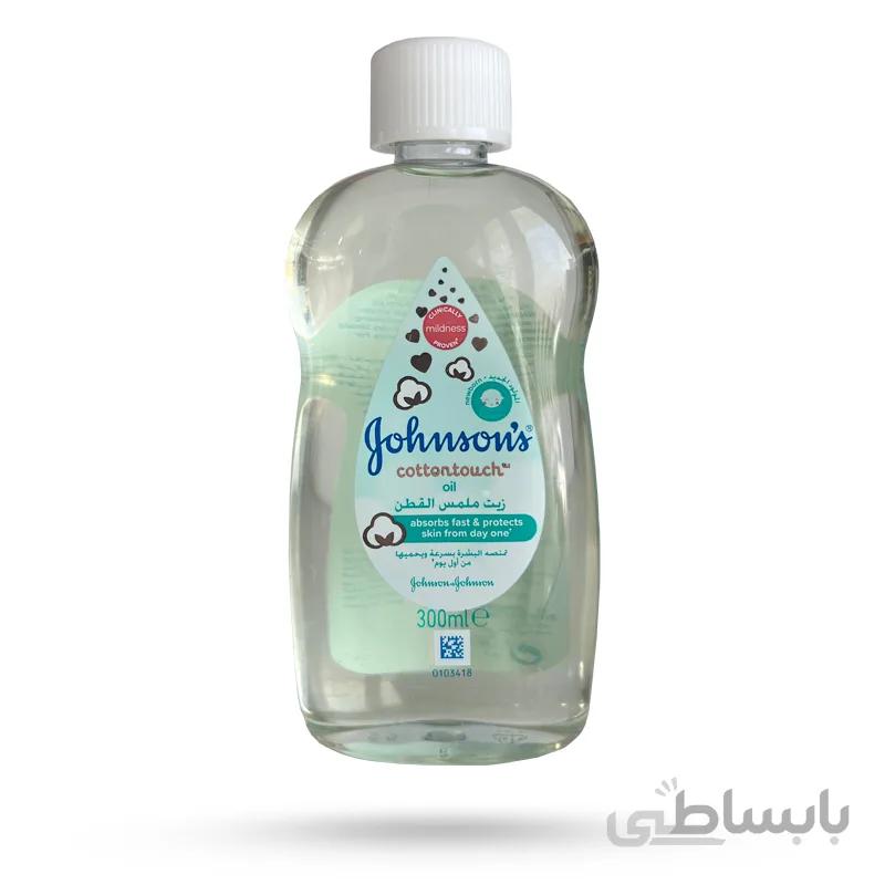 روغن بچه جانسون مدل cotton touch حجم 300 میل