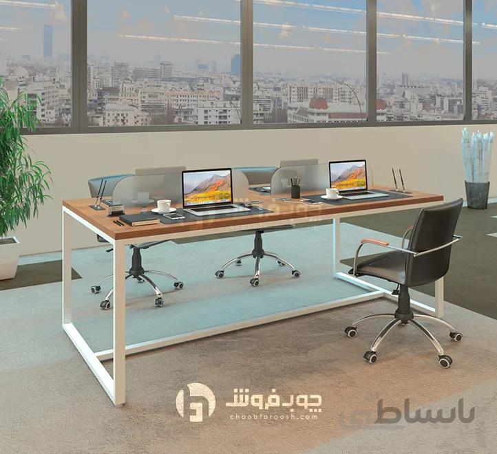 میز کار گروهی فلزی