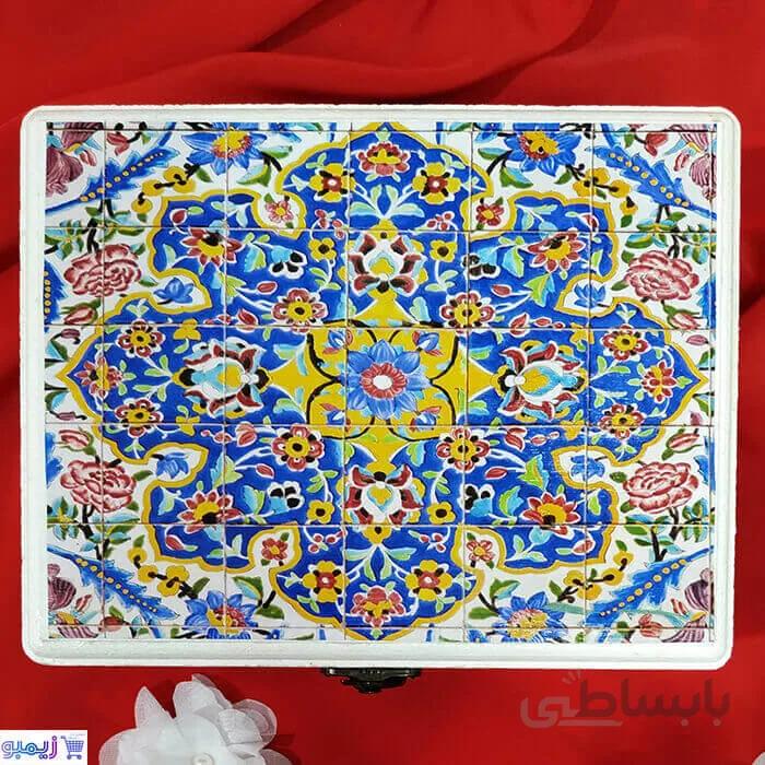جعبه جواهرات چوبی 18*14