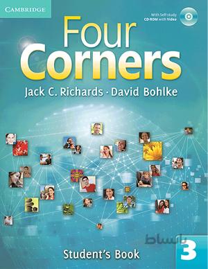 کتاب آموزشی فورکورنرز 3 ویرایش اول Four Corners 3 Student Book and Work book with CD