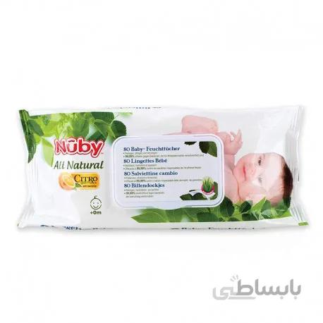 دستمال مرطوب نوزاد 80 عدد نابی Nuby