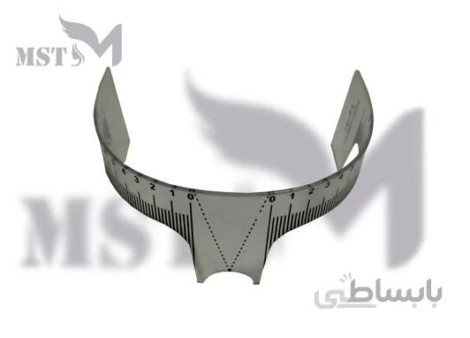خط کش طلقی قرینه سازی ابرو
