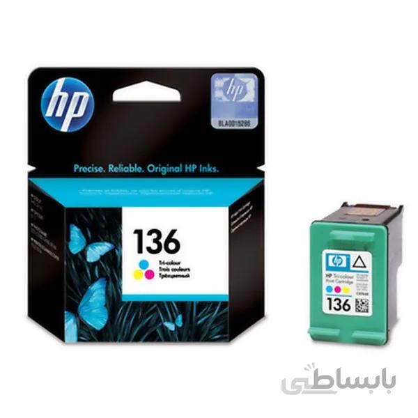کارتریج جوهر رنگی HP 136
