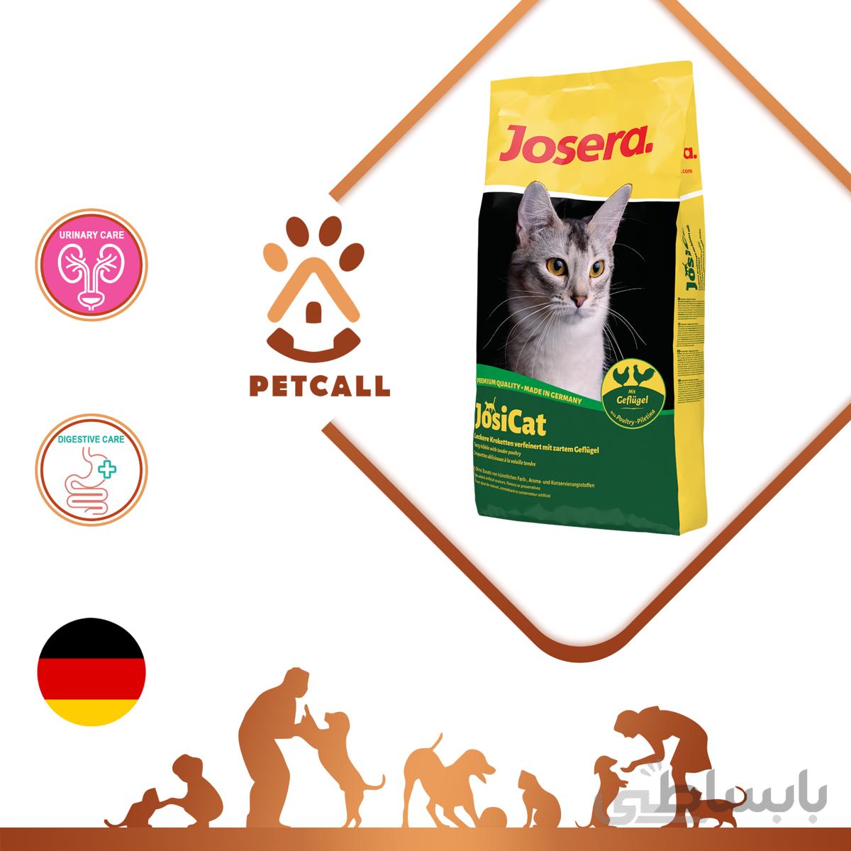 غذای خشک گربه جوسرا با طعم مرغ _ Josicat