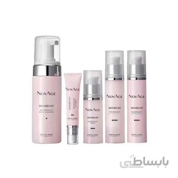 پک مراقبتی جوانساز پوست نوایج اوریفلیم مدل Skinrelief Pro Resilient comfort