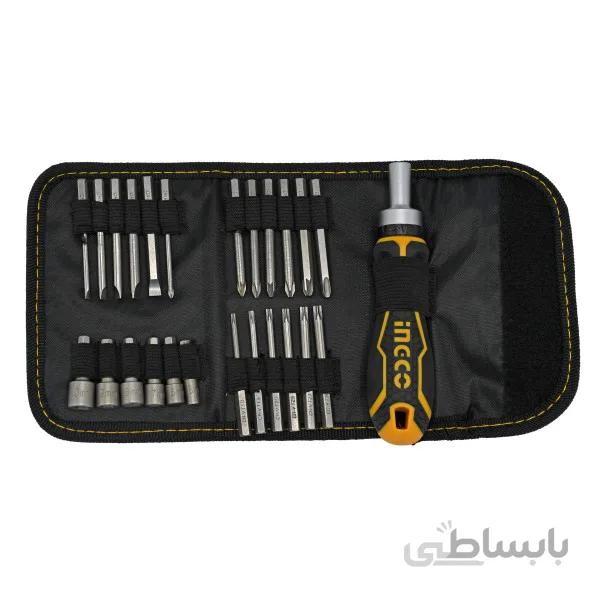 ست پیچ گوشتی و بکس۲۶ عددی اینکو مدل HKSDB0268