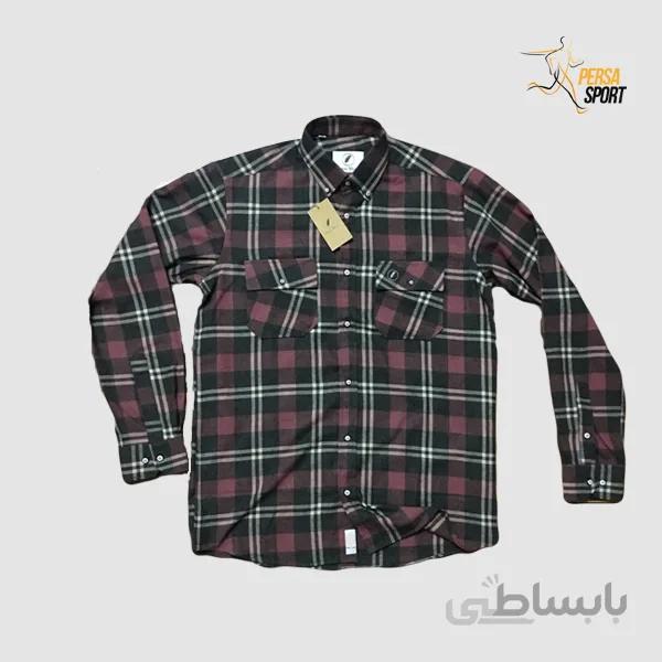 پیراهن مردانه پرساویر Persa Check Purple 2P