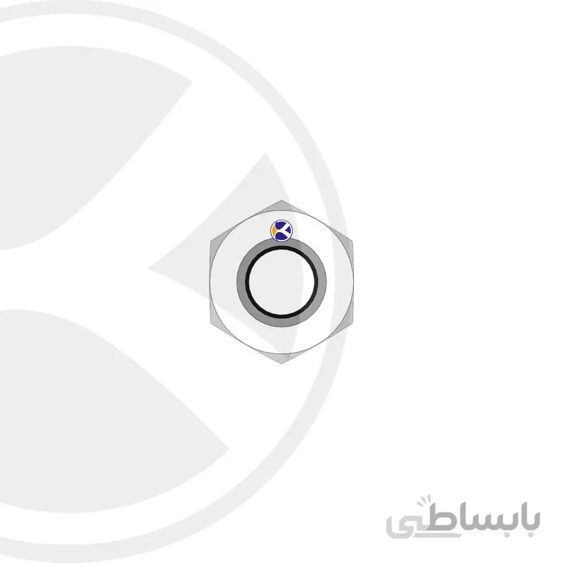 مهره شش گوش باریک سایز 2/5 میلی متر
