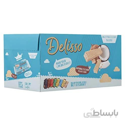 ویفر نارگیل دلیسو بسته ۲۴ عددی – Delisso Coconut