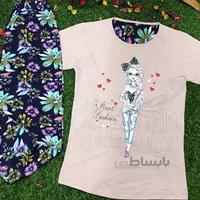 تیشرت و شلوار بچه گانه دخترانه شیک مدل قلب ❤️ - فروشگاه اینترنتی بچه شیک