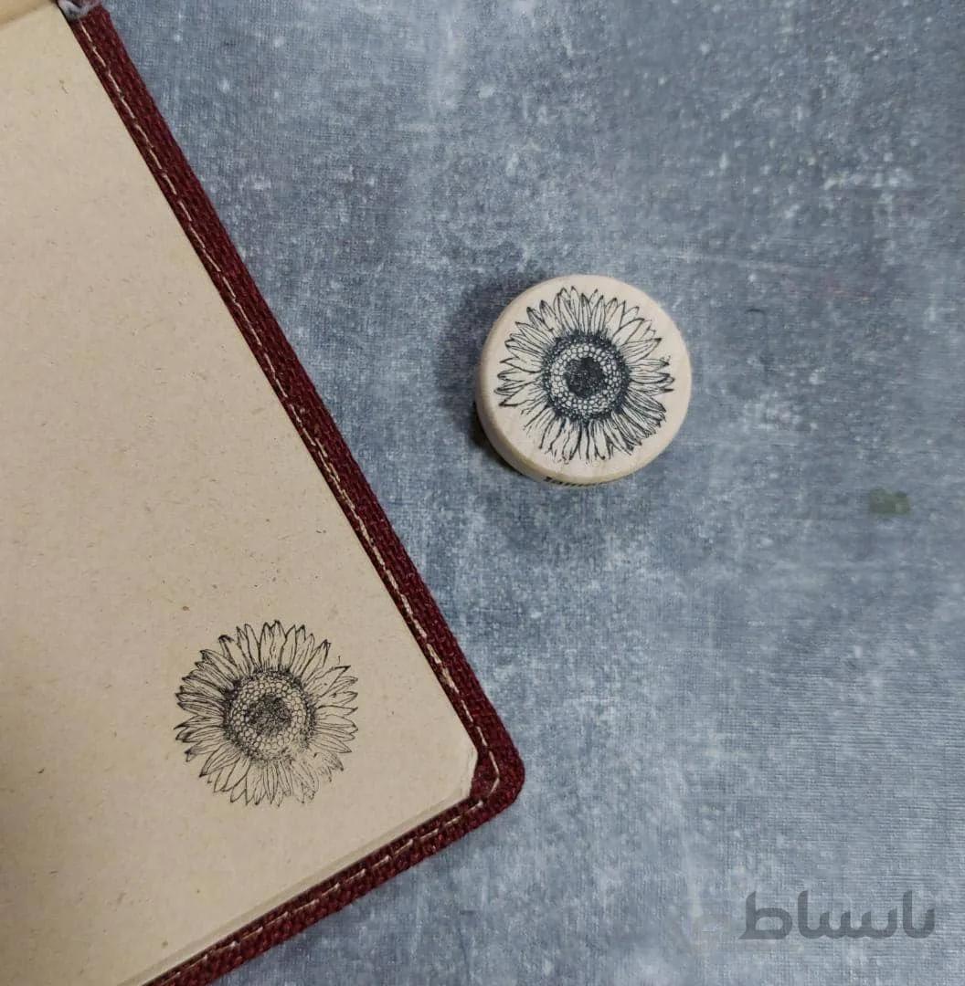 مهر طرح گل آفتاب گردون