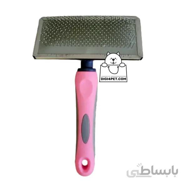 برس استیل با دسته پلاستیکی سایز متوسط