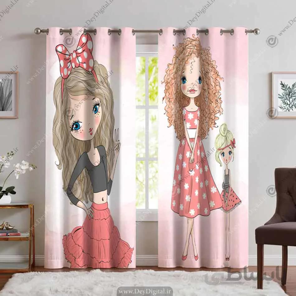 پرده پانچی اتاق کودک PK-2809