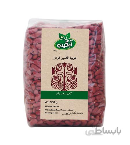لوبیا قلمی قرمز آبگینه حجم 900 گرم