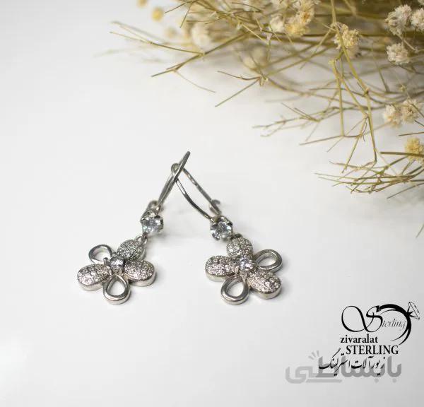 گوشواره نقره کد 180570