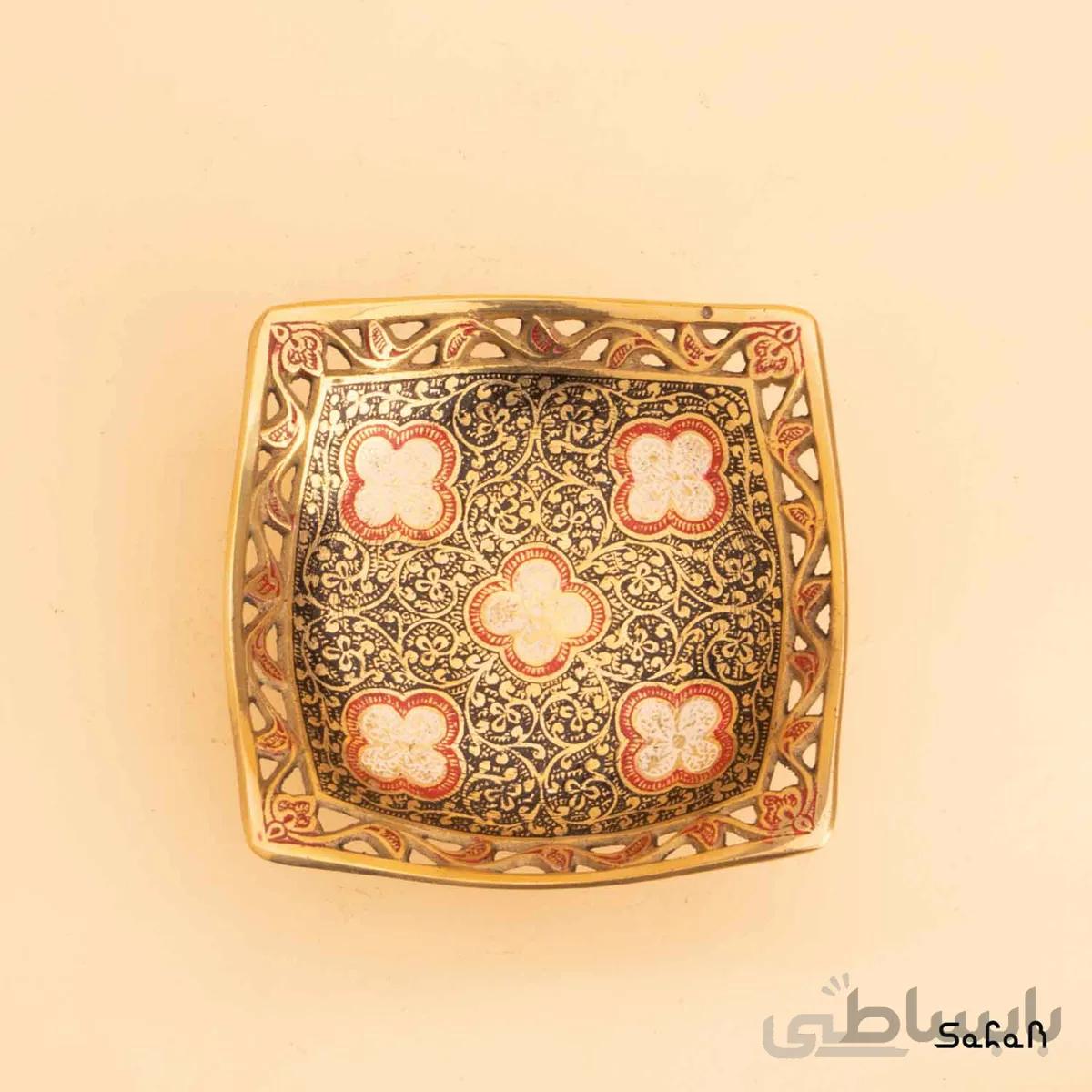کاسه برنجی میناکاری مدل پوما