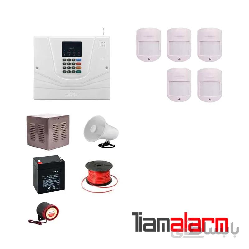 پکیج دزدگیر اماکن با سیم مدل مستر سیم کارتی و تلفنی M930H65