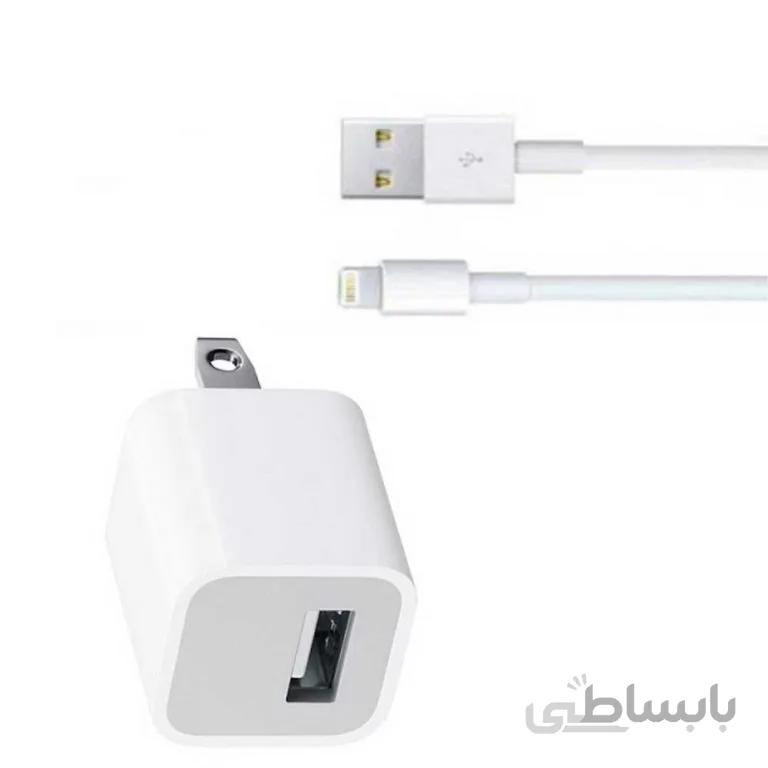 شارژر، کابل شارژ و آداپتور اصلی گوشی iPhone SE