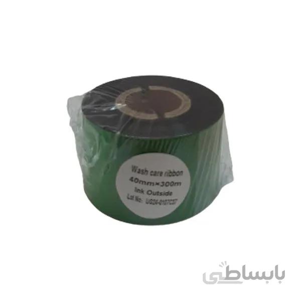 ریبون چاپ لیبل پرینتر Wash Care 40x300