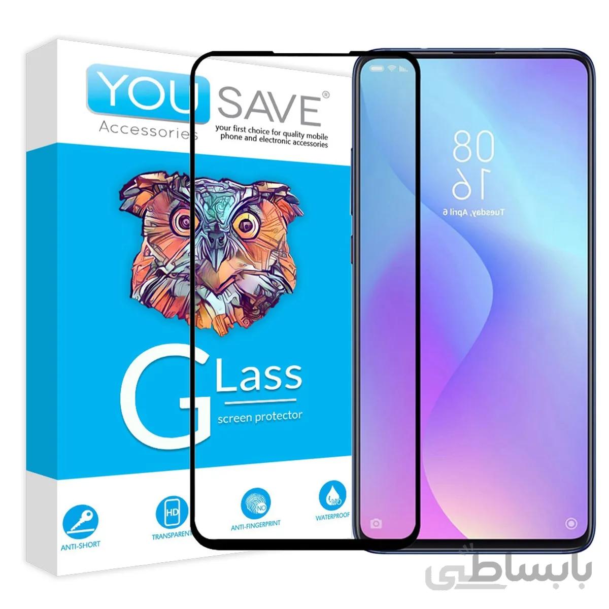 گلس تمام صفحه یوسیو مناسب برای گوشی شیائومی Mi9T