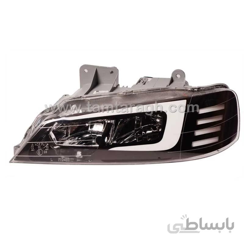 چراغ اسپرت جلو (بلوری) پژو پارس طرح کادنزا