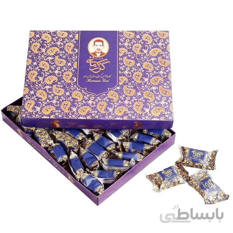 گز کرمانی 28 درصد مخلوط (پسته و بادام) لقمه – 450 گرم
