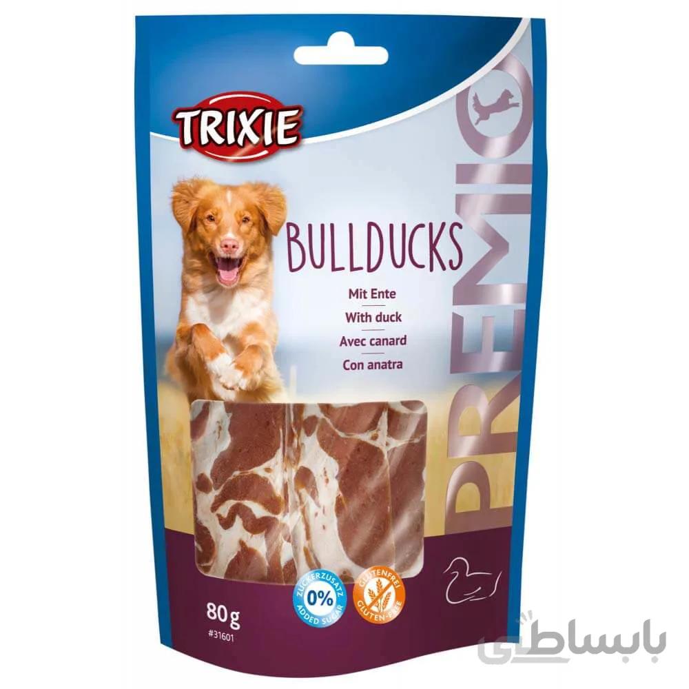 تشویقی سگ تریکسی مدل Bullducks وزن ۸۰ گرم