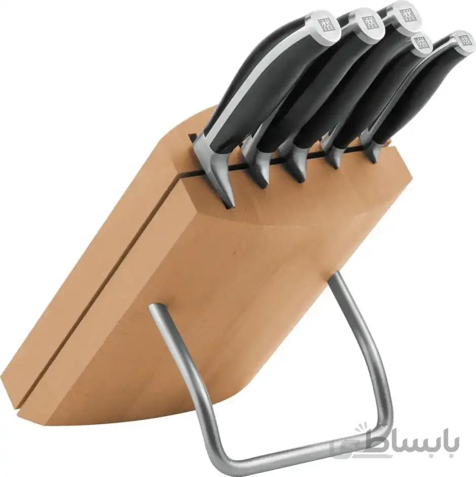 ست چاقو آشپزخانه 6 پارچه زولینگ آلمان ZWILLING Twin Cuisine Messerblock 6 tlg
