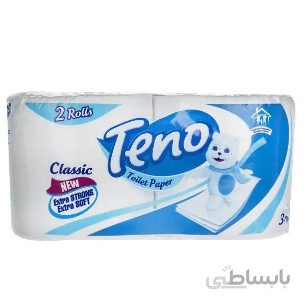 دستمال توالت تنو بسته 2رولی