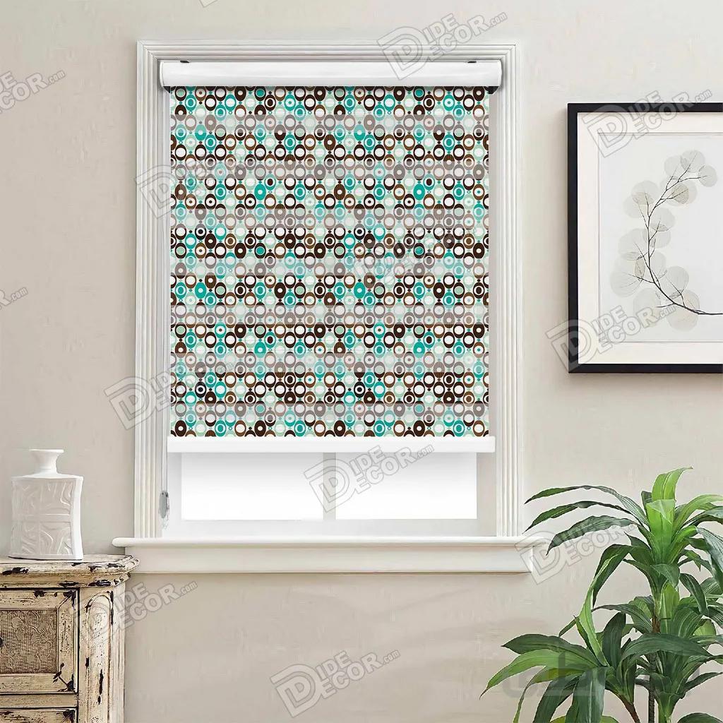 پرده زبرا چاپی دو رو طرح دار کد ZMP-52
