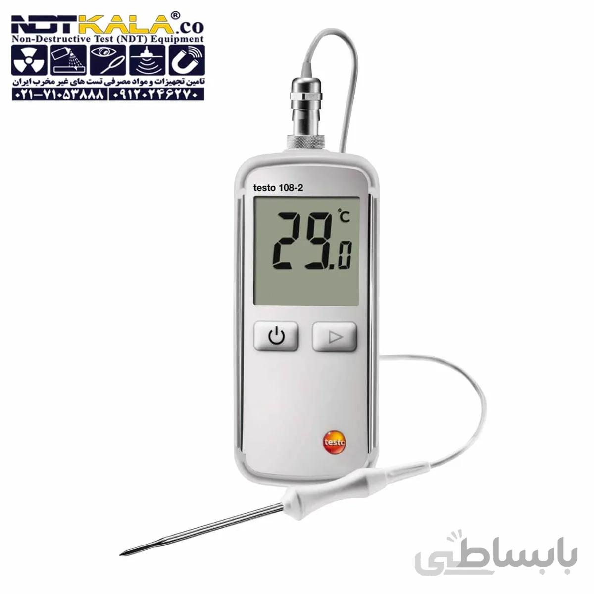 دماسنج میله ای با پراب مجزا تستو testo 108