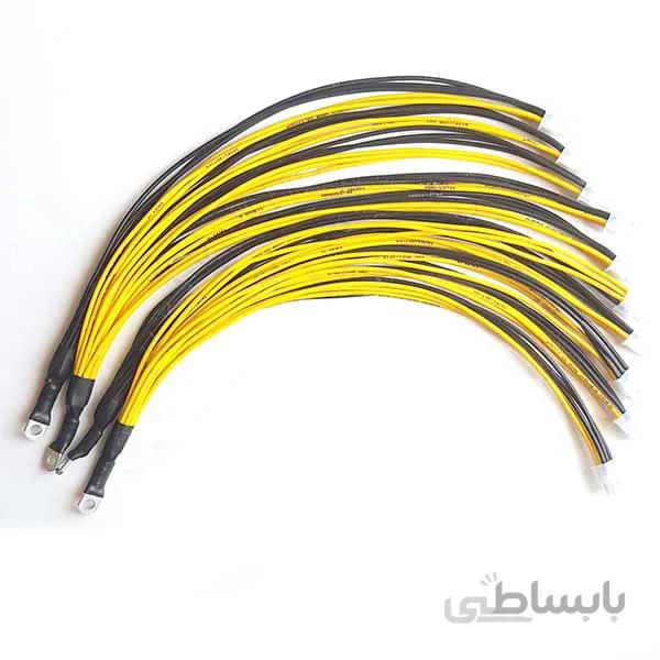 دسته سیم اتصال پاور به هشبرد ماینر 10 سر سوکت 6 پین به 4 سر کابلشو به طول 40 سانتی متر