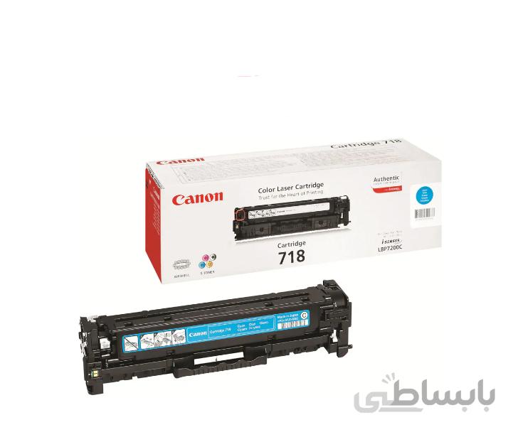 کارتریج تونر رنگ آبی کانن Canon 718