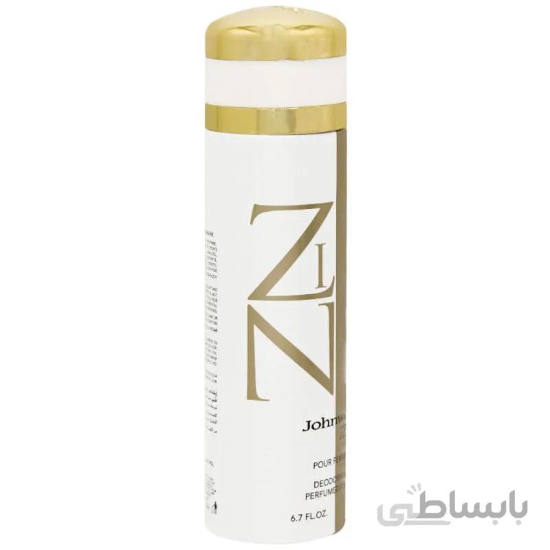 اسپری زنانه جانوین زن (Johnwin ZIN) حجم 200 میل ا Johnwin Zin Spray For Women 200ml