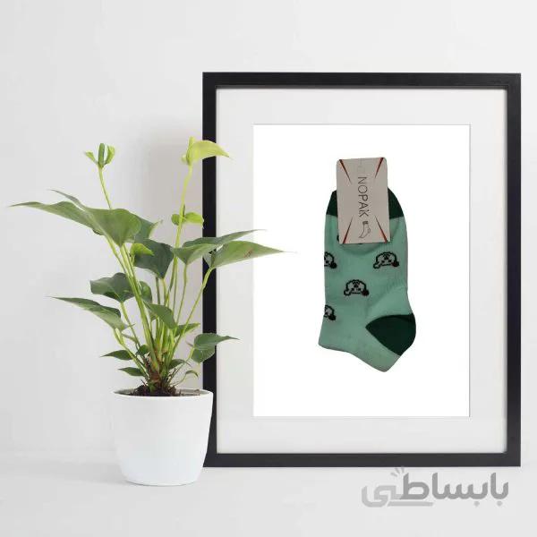جوراب دخترانه مچی Nopak دورنگ