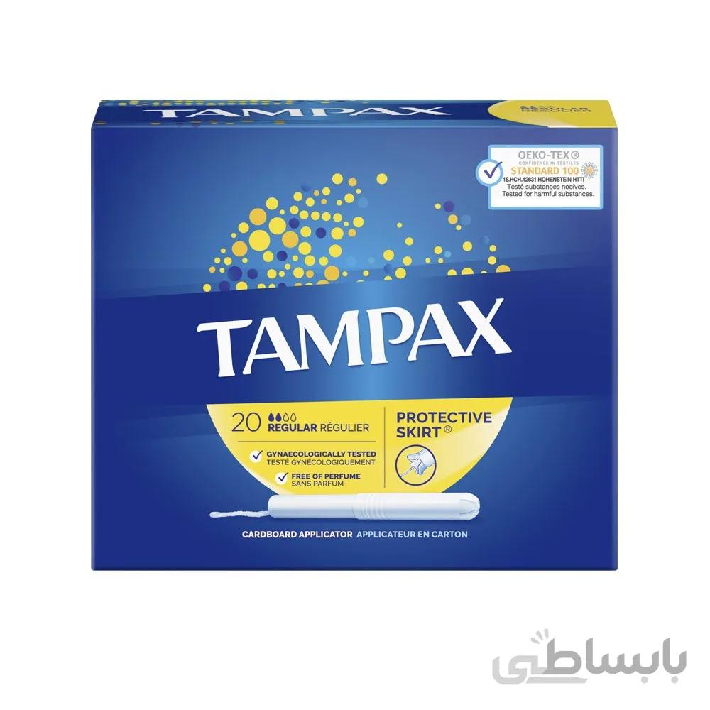 تامپون تامپکس مدل Regular Compak بسته36 عددی ا Tampax Compak Regular 36