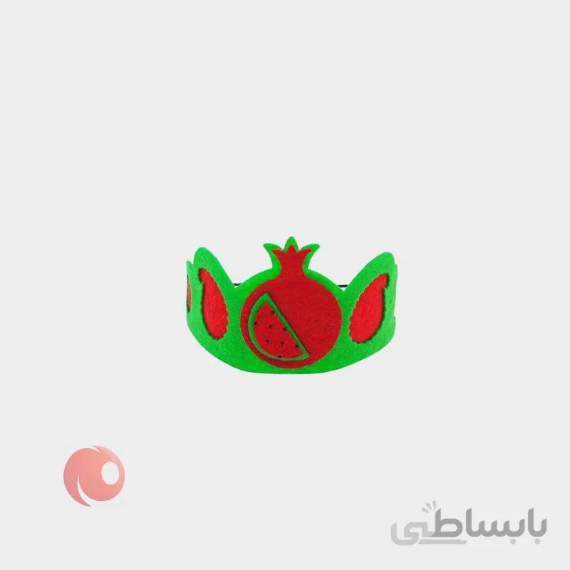 تل مو دخترانه طرح انار و هندوانه یلدا مدل mp179