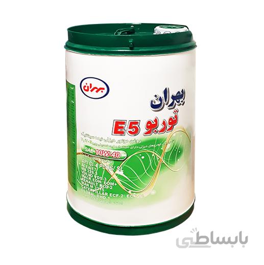 روغن موتور بهران مدل توربو یورو E 5 حجم 20 لیتر (10W-40)