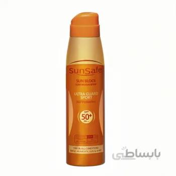 اسپری ضد افتابSPF50 سان سیف مناسب بزرگسالان
