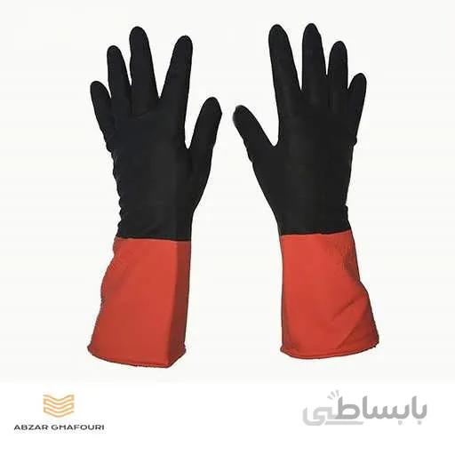 دستکش کار صنعتی لاستیکی تکنسین
