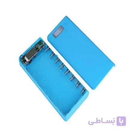 کیس پاوربانک 30000mAh دو خروجی USB به همراه نمایشگر و برد 8 باتری