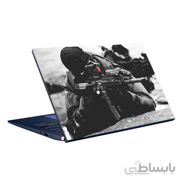 اسکین لپ تاپ طرح Soldier کد ۰۴