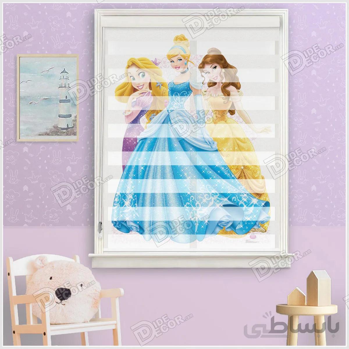 پرده زبرا چاپی کودک کد ZKP-14